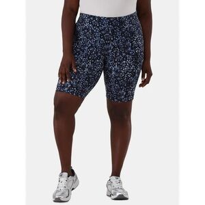 🆕 Terra & Sky Women’s Plus Size Pull On Biker Shorts Size: 4X (28W-30W)